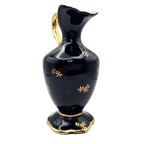 Porcelaine D'Art Limoges France Courting Couple Creamer Pitcher Bud Vase 6" - Picture 9 of 14